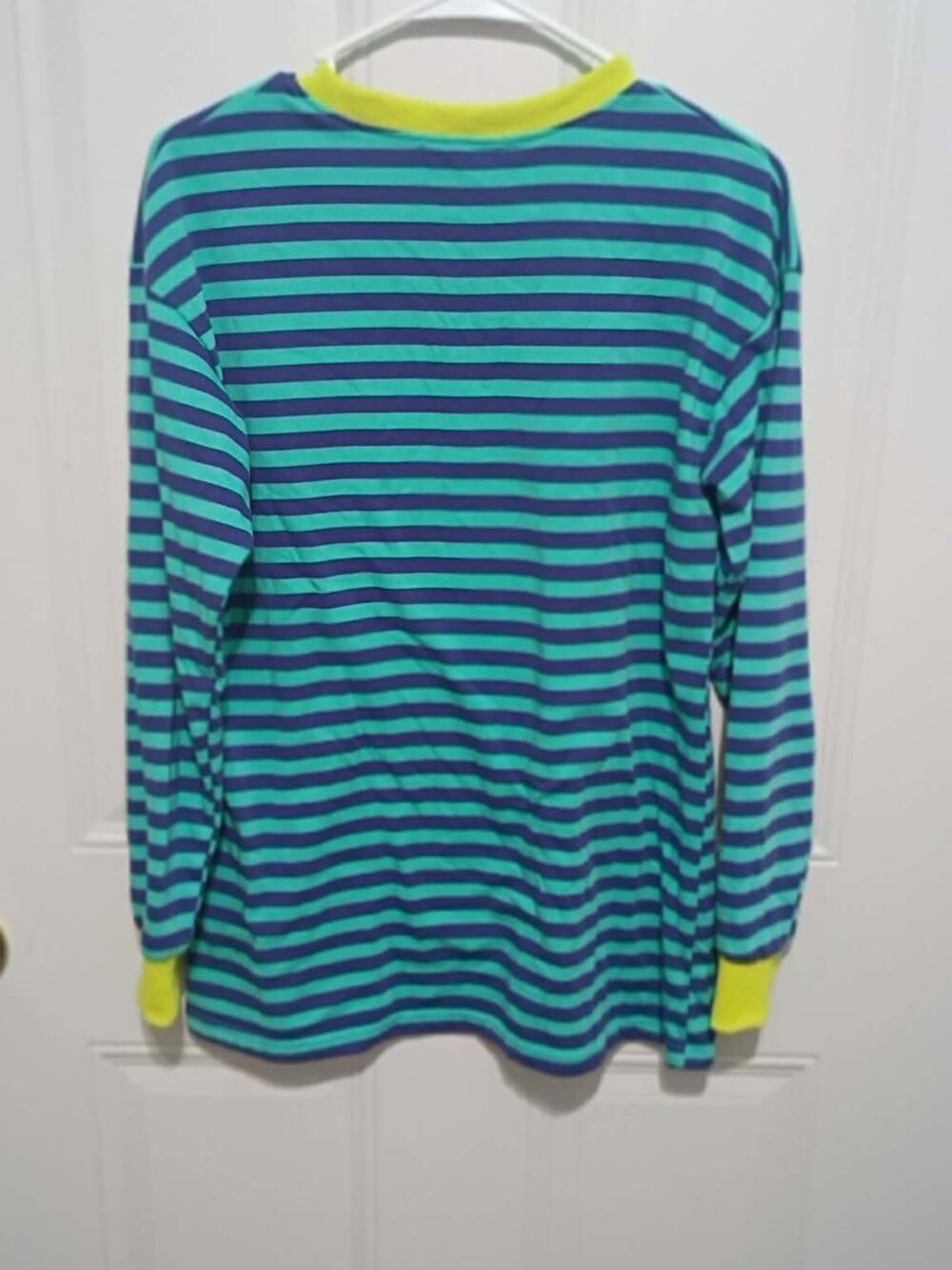 Ladies Fantaslook Bright Colored Striped Long sleeved Tee